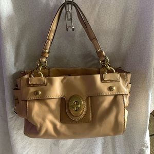 COACH Payton leather satchel bag